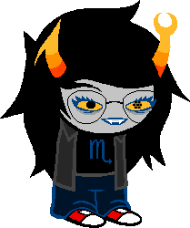 Vriska serket from homestuck.